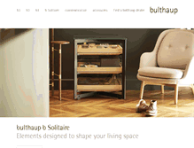 Tablet Screenshot of bulthaup.com