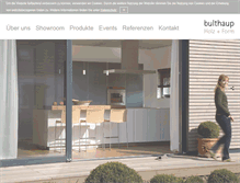 Tablet Screenshot of holz-form.bulthaup.de