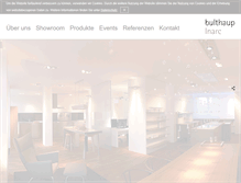 Tablet Screenshot of inarc.bulthaup.de